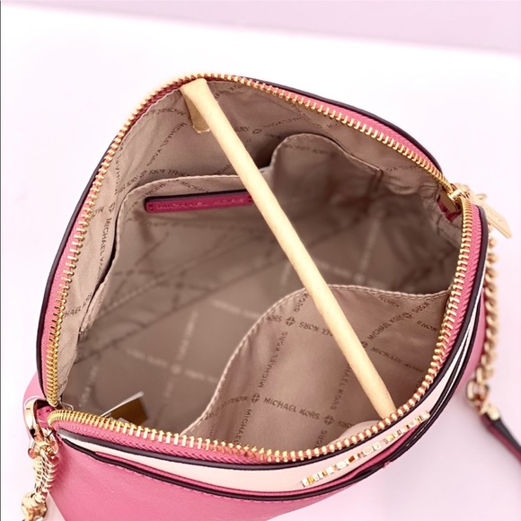 Michael Kors MD Dome Crossbody Rosewood Multi - Picture 11 of 11
